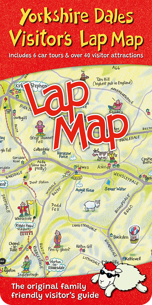 Yorkshire Dales Visitor's Lap Map cover