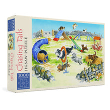 Load image into Gallery viewer, &quot;Chasing Tails&quot; Deluxe Country Comicals Jigsaw - box
