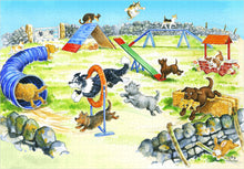 Load image into Gallery viewer, &quot;Chasing Tails&quot; Deluxe Country Comicals Jigsaw - jigsaw
