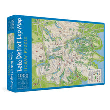 Load image into Gallery viewer, Lake District Lap Map 1,000 Jigsaw - box

