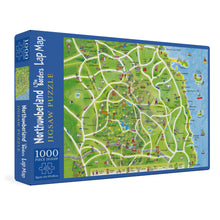 Load image into Gallery viewer, Northumberland and Borders Lap Map Jigsaw Puzzle - box
