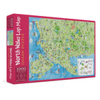 North Wales Lap Map Jigsaw Puzzle - box