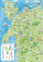 North Wales Lap Map Jigsaw Puzzle - jigsaw