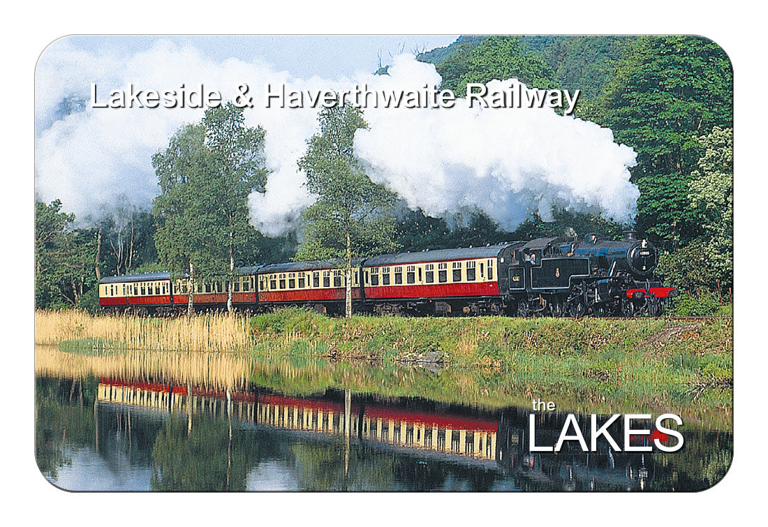 Lakeside & Haverthwaite Railway flexible fridge magnet | Great Stuff from Cardtoons