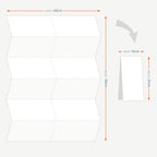 Lap Map size guide 42cm x 59cm (unfolded), 10cm x 21cm (folded).