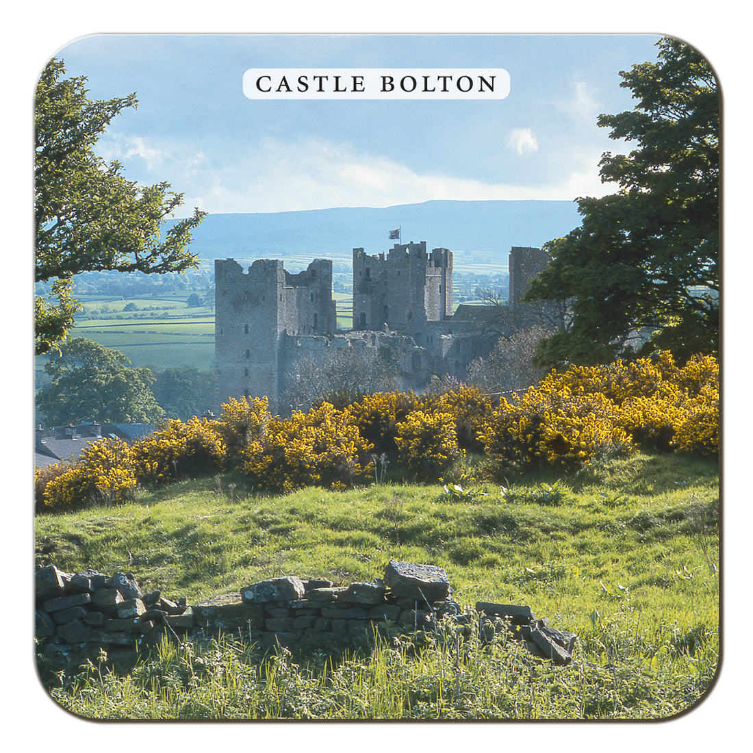 Castle Bolton Coaster by Cardtoons Publications