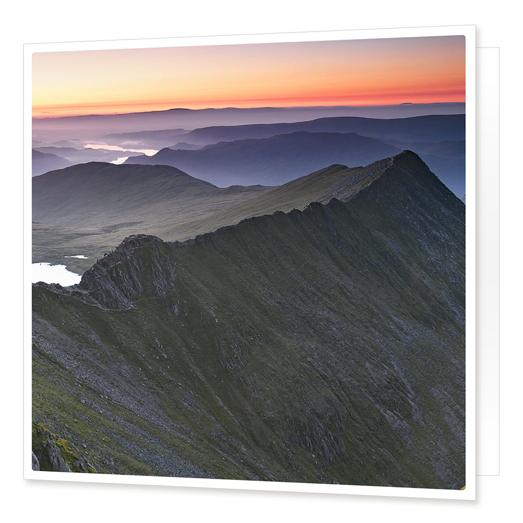 Stridding Striding Edge, Helvellyn Greetings Card | Great Stuff – Great Stuff ...