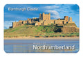 Bamburgh Castle flexible fridge magnet - Great Stuff from Cardtoons
