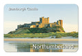 Bamburgh Castle flexible fridge magnet - Great Stuff from Cardtoons