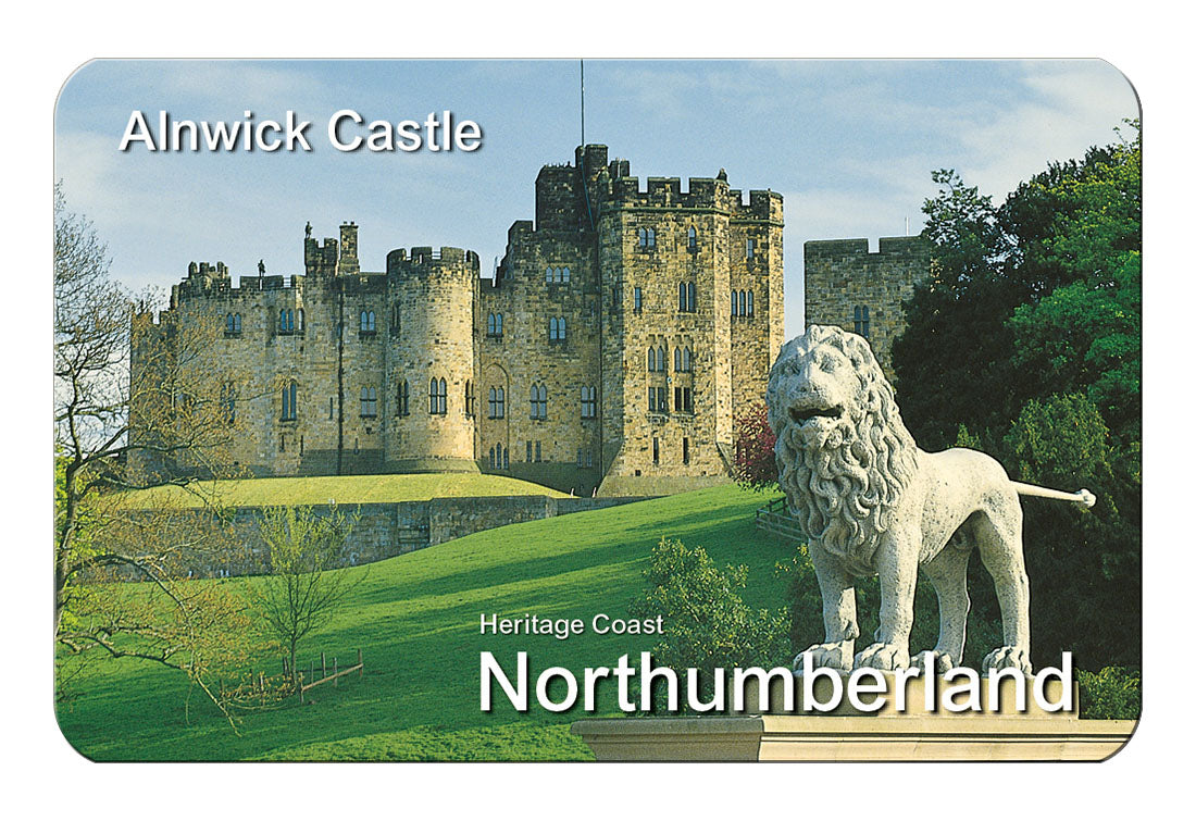 Alnwick Castle flexible fridge magnet - Great stuff from Cardtoons