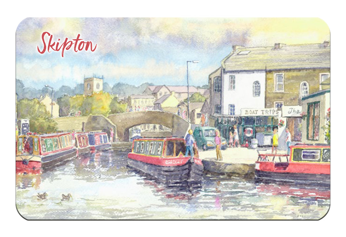 Skipton Watercolour Flexible Fridge Magnet - Great Stuff from Cardtoons