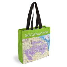 Load image into Gallery viewer, North York Moors Lap Map Cotton Tote Bag
