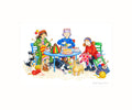 Country Comicals - "Knit and natter" Art Print