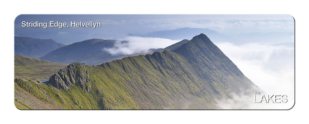 Striding Edge Helvellyn panoramic fridge magnet - Great Stuff from Cardtoons