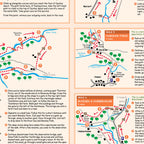 Yorkshire Dales Walker's Lap Map closeup of inner panel