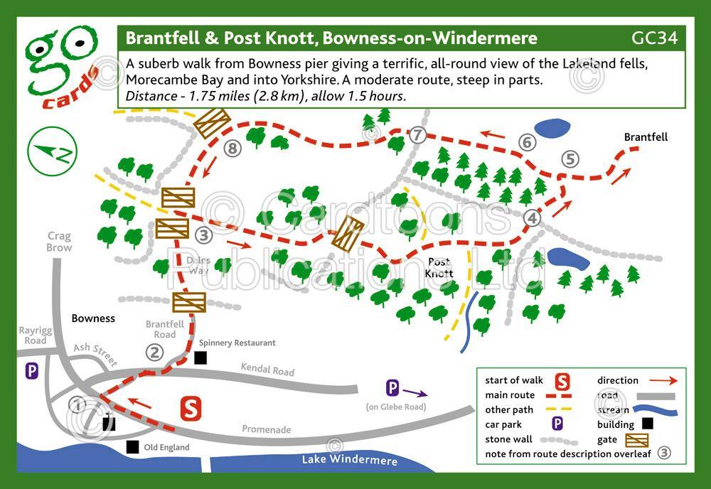 Brantfell & Post Knott Walk | Cardtoons Publications