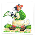 Country Comicals "Woolly Walkers" Greetings Card by Linda Birkinshaw