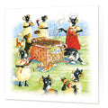Country Comicals "Woolly BBQ" Greetings Card by Linda Birkinshaw