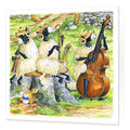 Country Comicals "All That Jazz" Greetings Card by Linda Birkinshaw