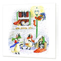 Country Comicals "Christmas Humbug!" Christmas Card by Linda Birkinshaw
