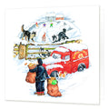 Country Comicals "Special Delivery" Christmas Card by Linda Birkinshaw