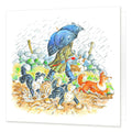 Country Comicals "Splashing Out" Greetings Card by Linda Birkinshaw