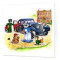 Country Comicals "The Country Pile" Greetings Card by Linda Birkinshaw