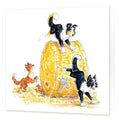 Country Comicals "Rockin' & Rollin'" Greetings Card by Linda Birkinshaw