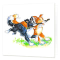 Country Comicals "Friends Stick Together" Greetings Card by Linda Birkinshaw