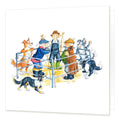 Country Comicals "Farmer's Market" Greetings Card by Linda Birkinshaw