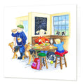 Country Comicals "Dog Friendly" Greetings Card by Linda Birkinshaw