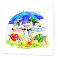 Country Comicals "Turned Out Nice Again" Greetings Card by Linda Birkinshaw