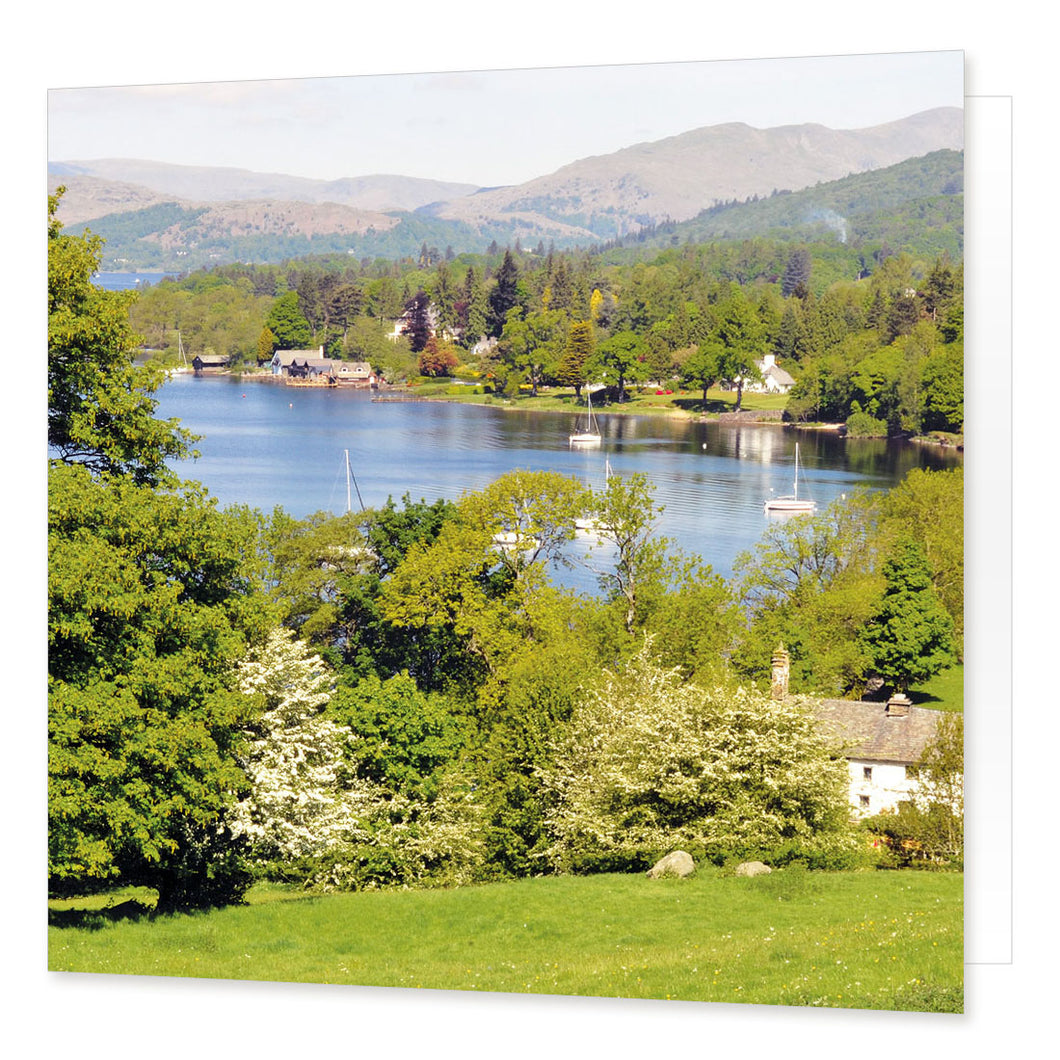 Lake Windermere greetings card from the Landmark Photographic range by Cardtoons