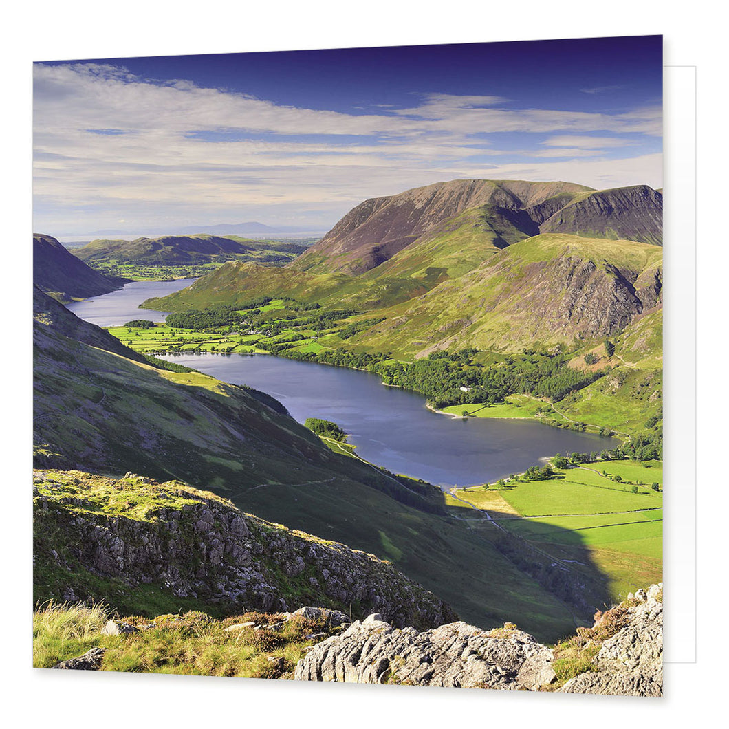 Buttermere & Crummock Water Greetings Card from the Landmark Photographic range by Cardtoons