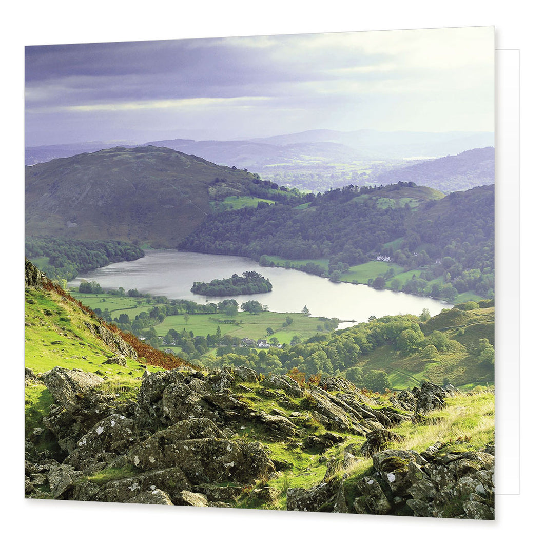 Grasmere Greetings Card from the Landmark Photographic range by Cardtoons