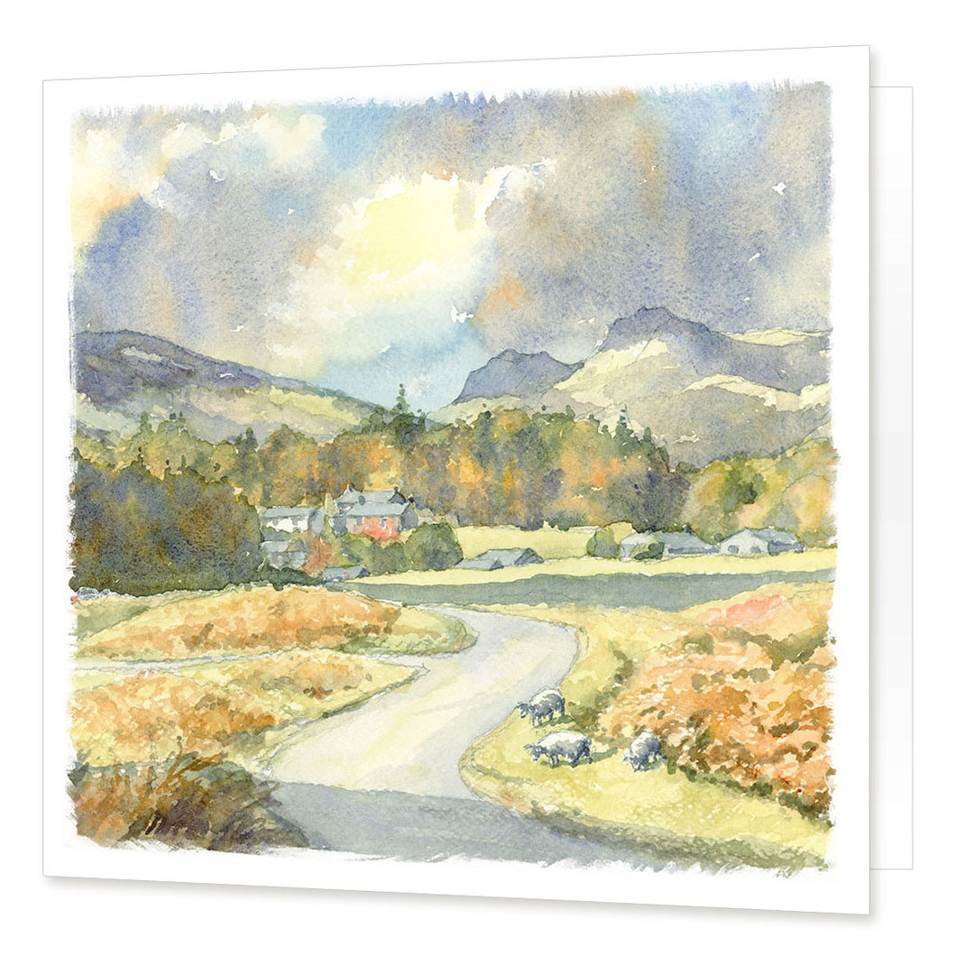 Elterwater Common greetings card | Great Stuff from Cardtoons