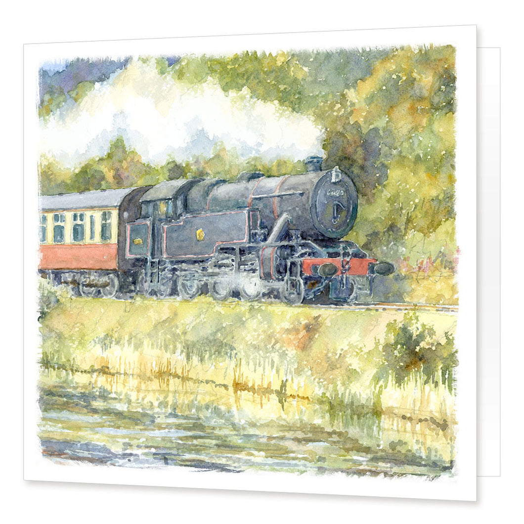 Haverthwaite Train greetings card | Great Stuff from Cardtoons