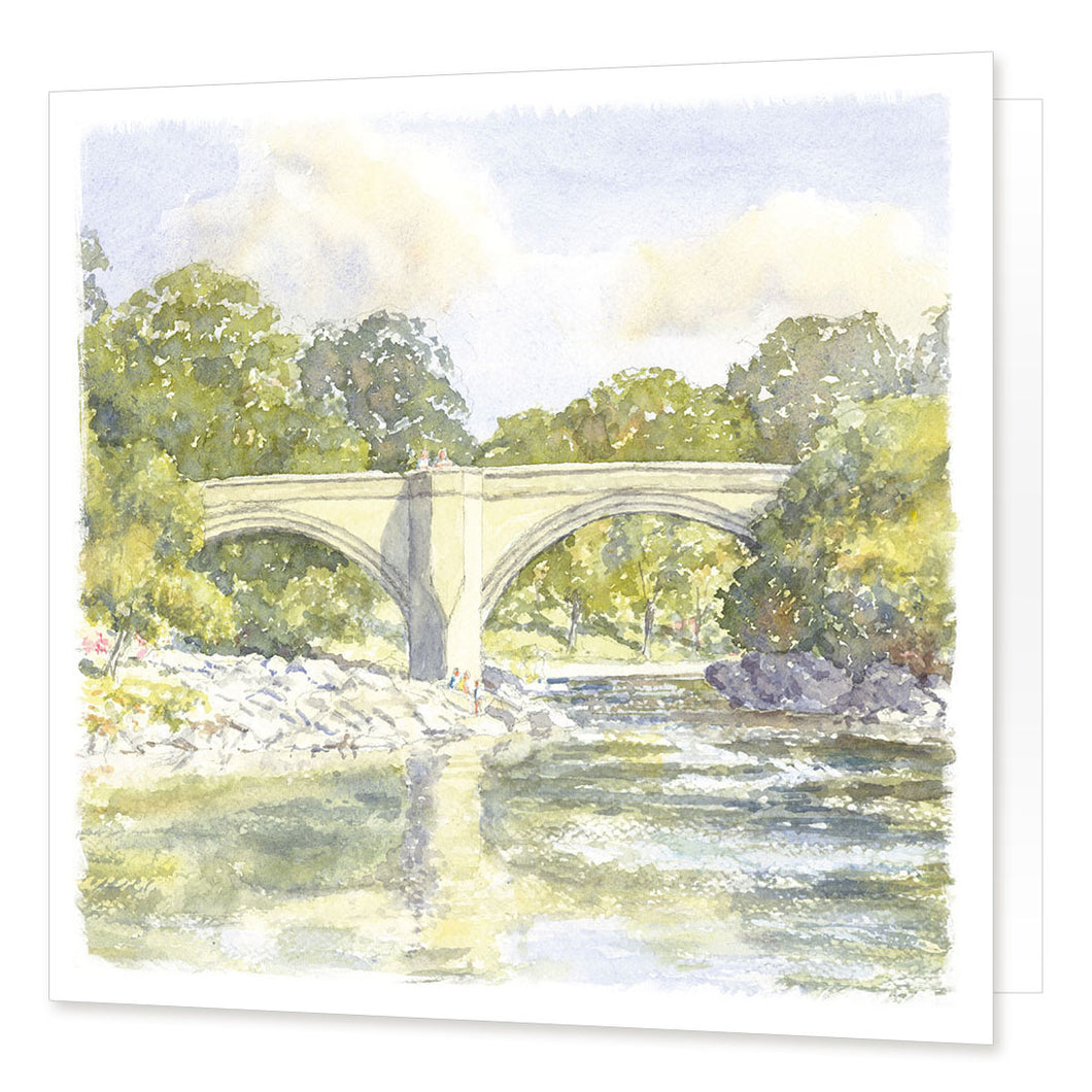 Devil's Bridge, Kirkby Lonsdale greetings card | Great Stuff from Cardtoons