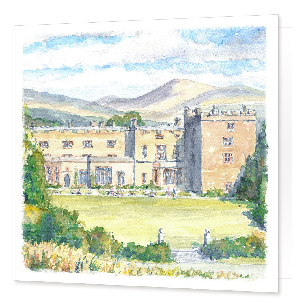 Muncaster Castle greetings card | Great Stuff from Cardtoons