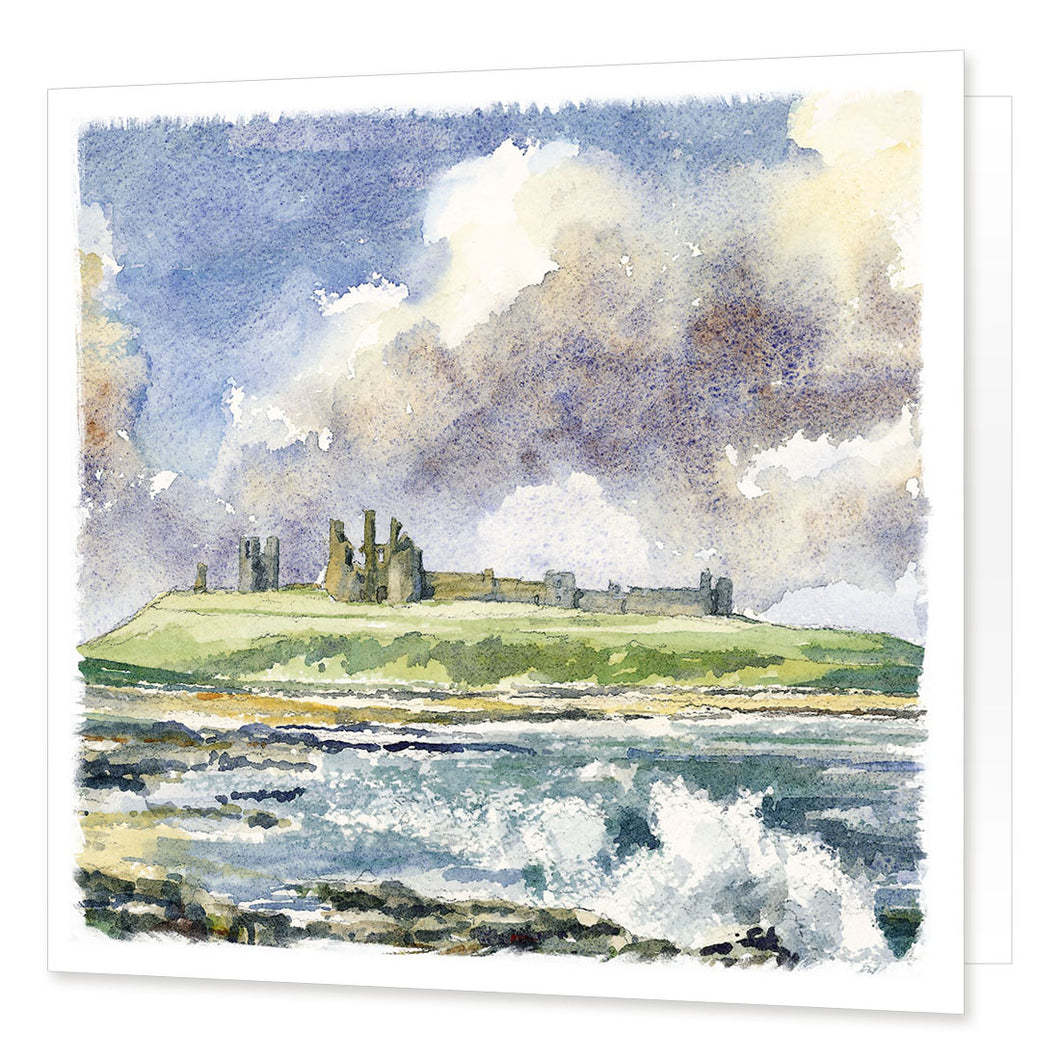 Dunstanburgh Castle greetings card | Great Stuff from Cardtoons