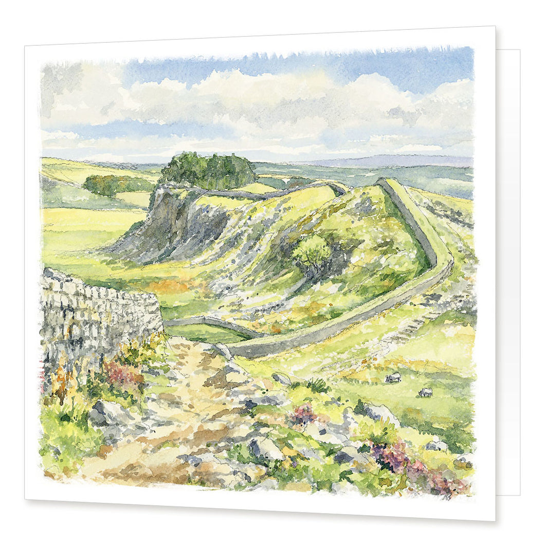 Hadrian's Wall greetings card | Great Stuff from Cardtoons