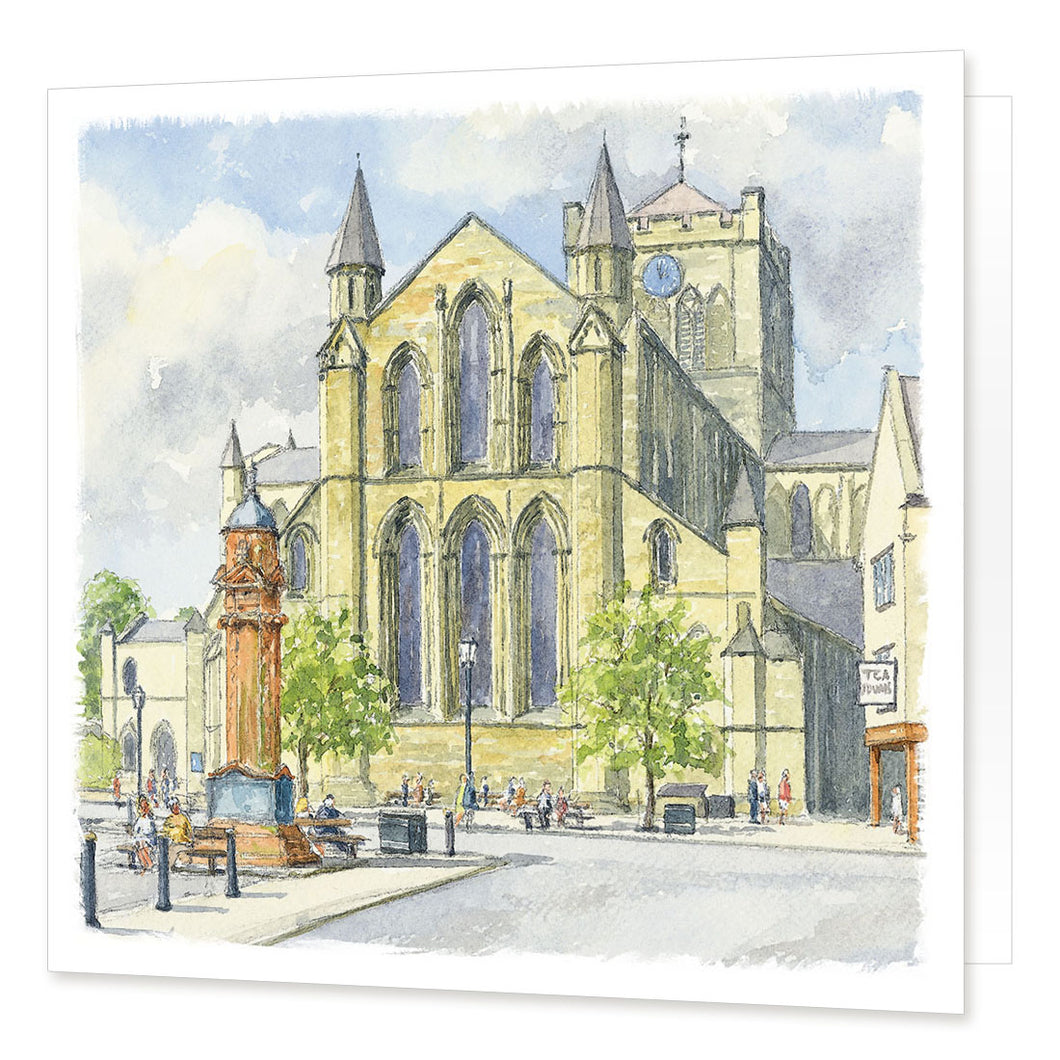 Hexham Abbey greetings card | Great Stuff from Cardtoons