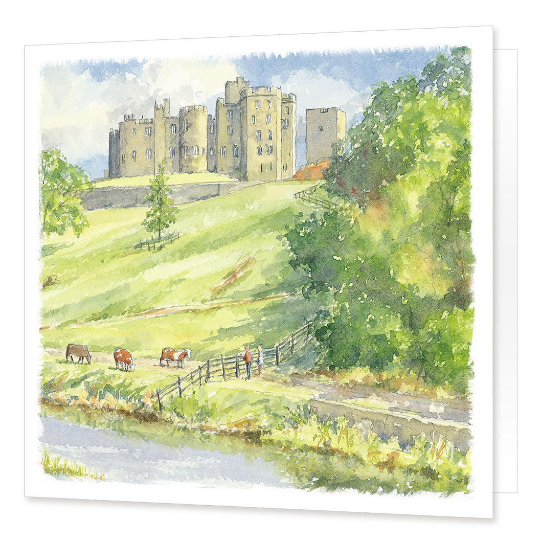 Alnwick Castle Greetings Card | Great Stuff from Cardtoons