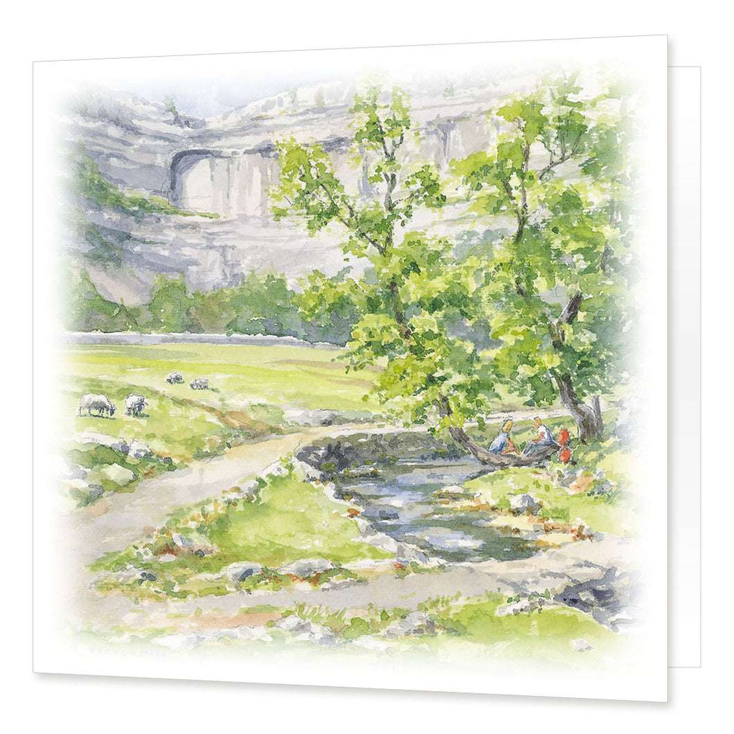 Malham Cove greetings card | Great Stuff from Cardtoons