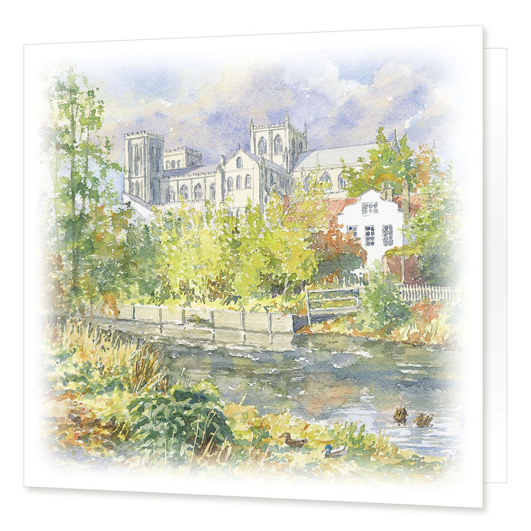 Ripon Cathedral greetings card | Great Stuff from Cardtoons