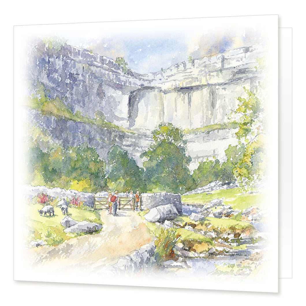 Malham Cove greetings card | Great Stuff from Cardtoons