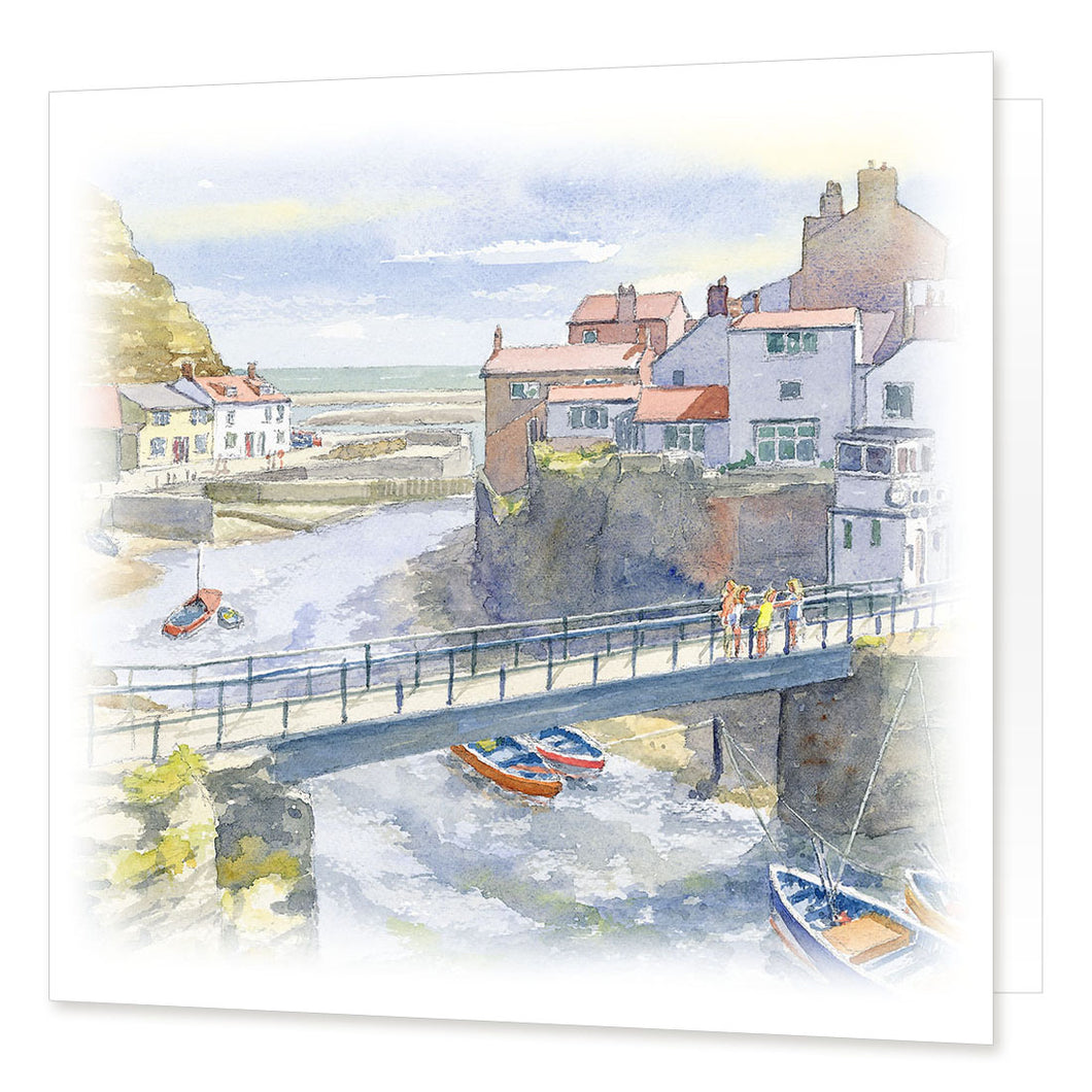 Staithes greetings card | Great Stuff from Cardtoons
