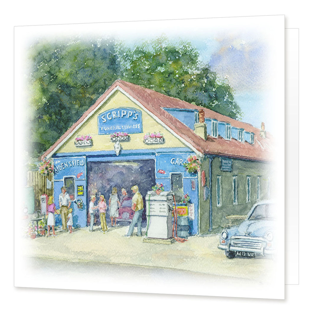 Aidensfield Garage Greetings Card | Great Stuff from Cardtoons