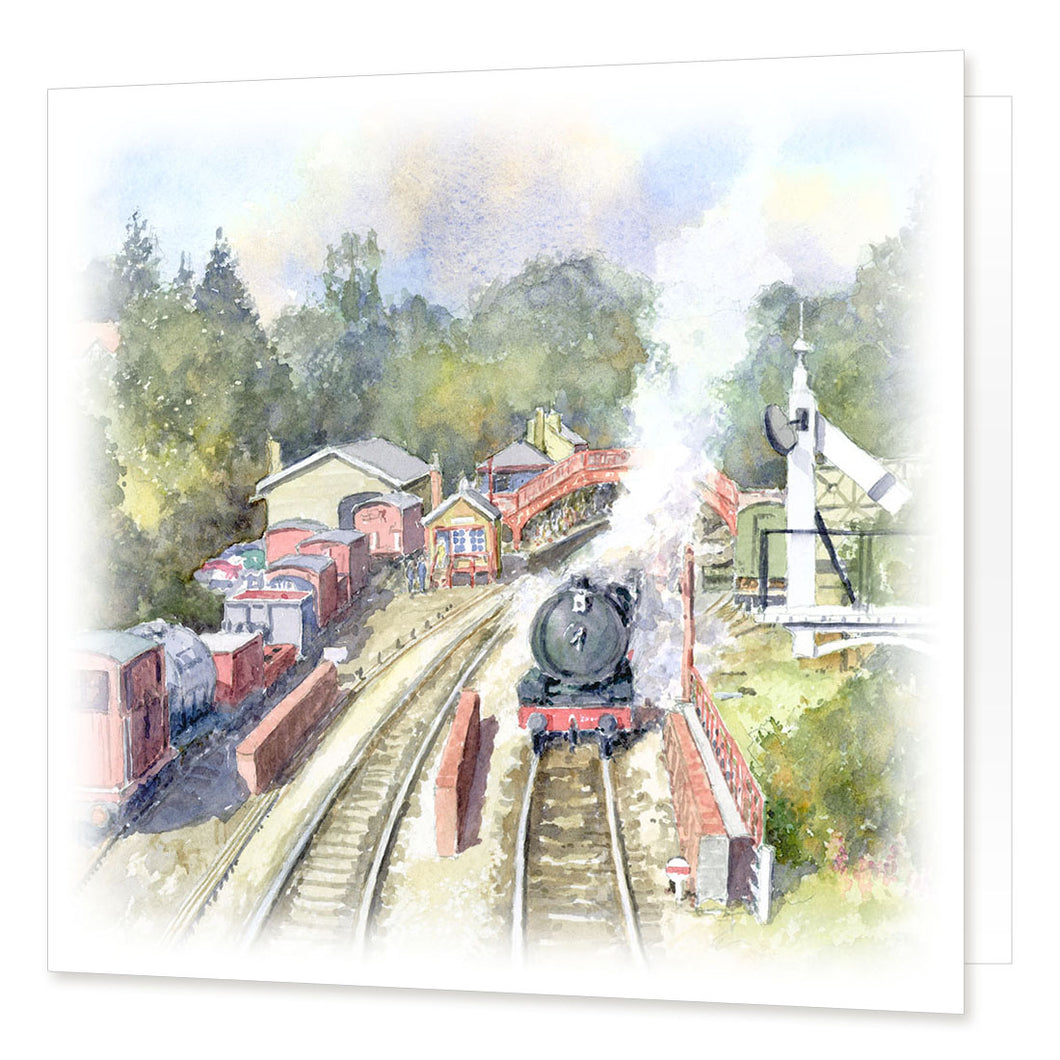 Goathland Station greetings card | Great Stuff from Cardtoons