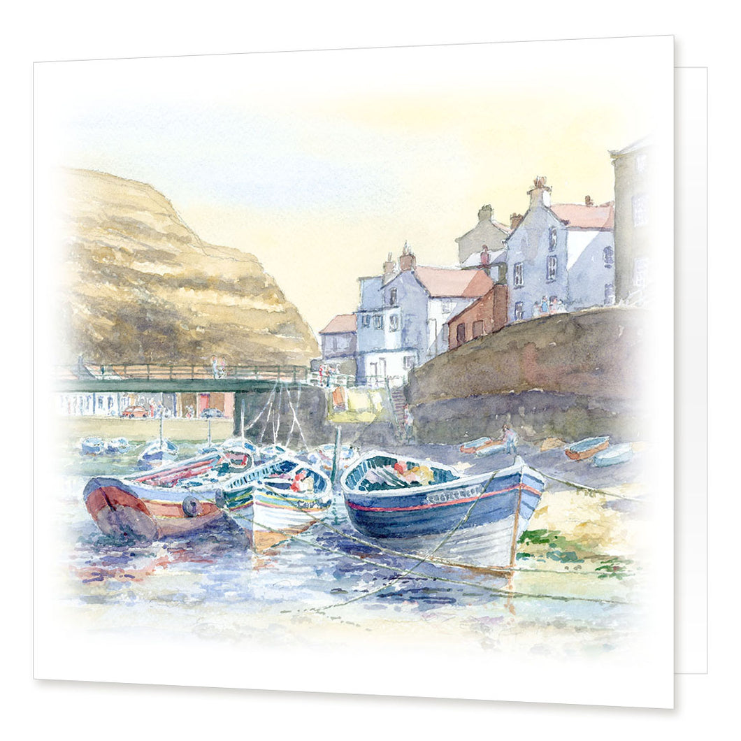 Staithes greetings card | Great Stuff from Cardtoons